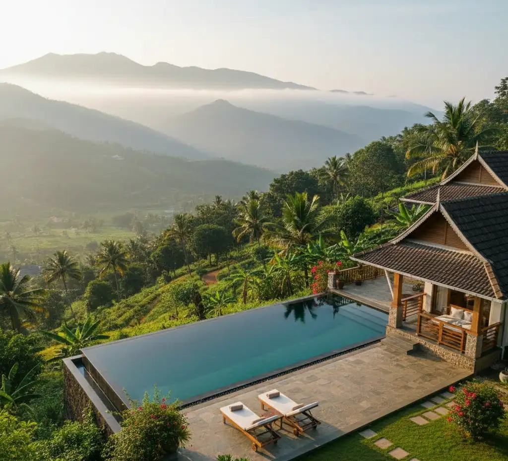 how to choose the best private pool villa in Idukki Kerala. blog hero image
